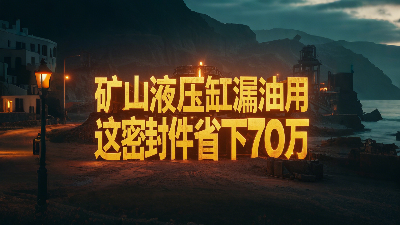 液壓缸老是漏油？礦山上用這密封圈，一年省下70萬(wàn)！?