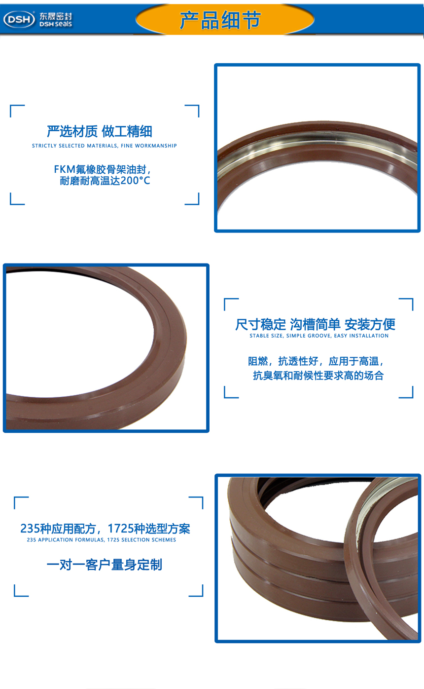 雙唇骨架油封