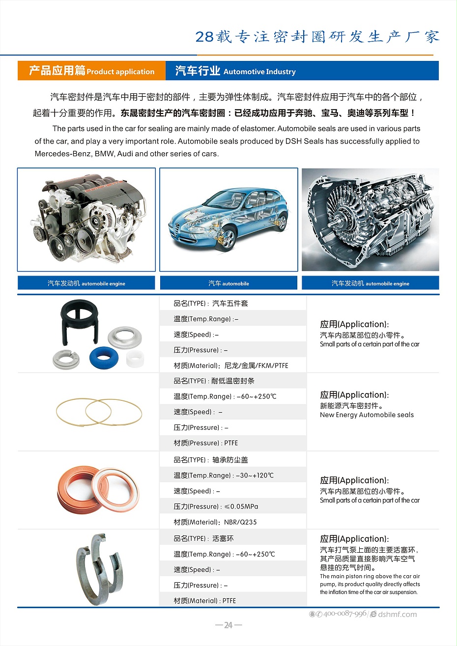 汽車(chē)密封件祥情頁(yè)